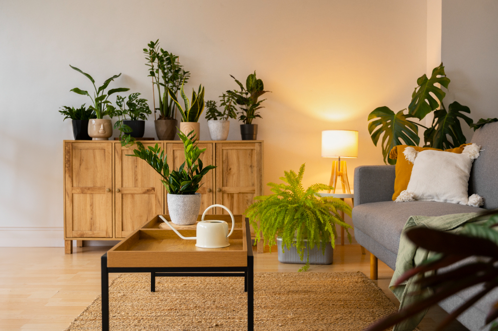 A biophilic design to bring calm and peace.